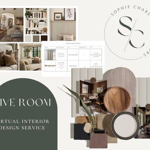 5 Rooms Custom Virtual Interior Design | Full Interior Design Service | Custom Interior Design Service | Interior e-Design | Virtual Design