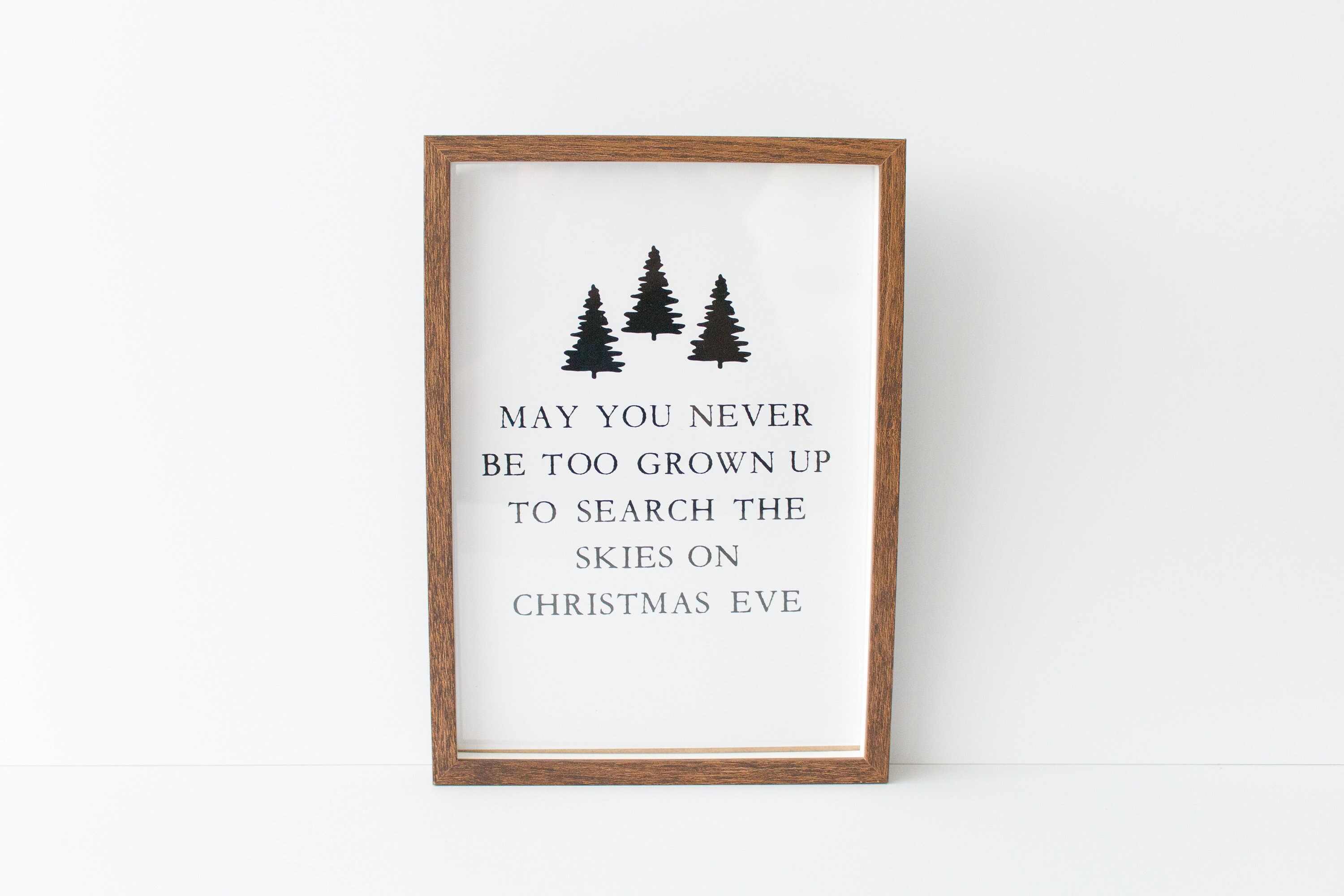 May You Never Be Too Grown Up To Search The Skies On Christmas | Etsy