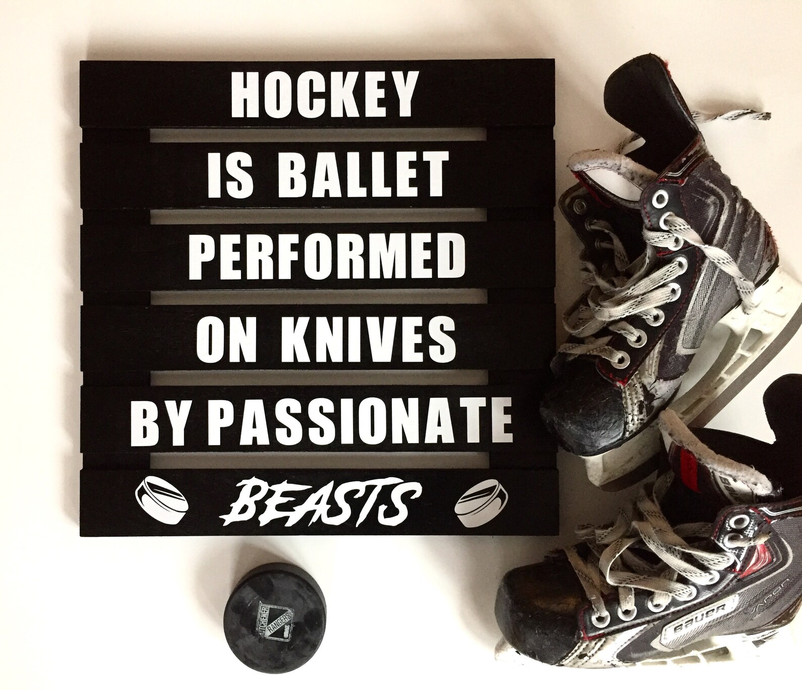 Hockey Sign Hockey Family Hockey Life Hockey Love Etsy