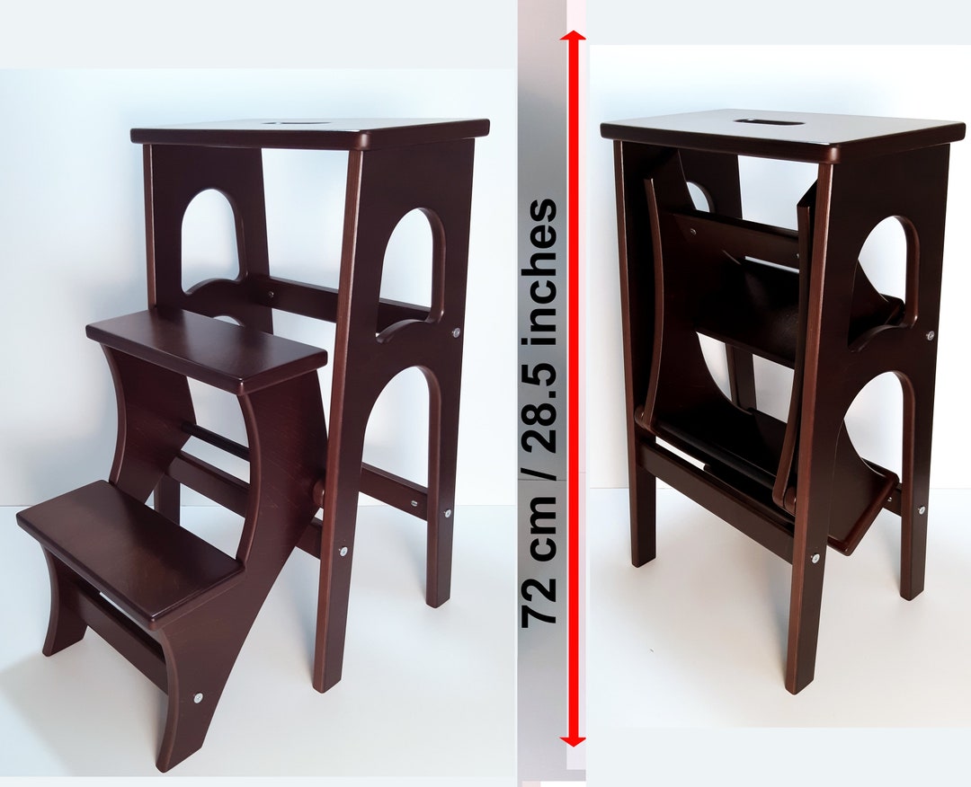 High Stepladder 28.5 Inches Stepstool Stool Ladder Foot Etsy