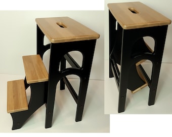 Stepladder, StepStool, Stool Ladder, Foot Stool, Convertible Chair, Kitchen Step Stool, Dinning Stool, Transformer Stool