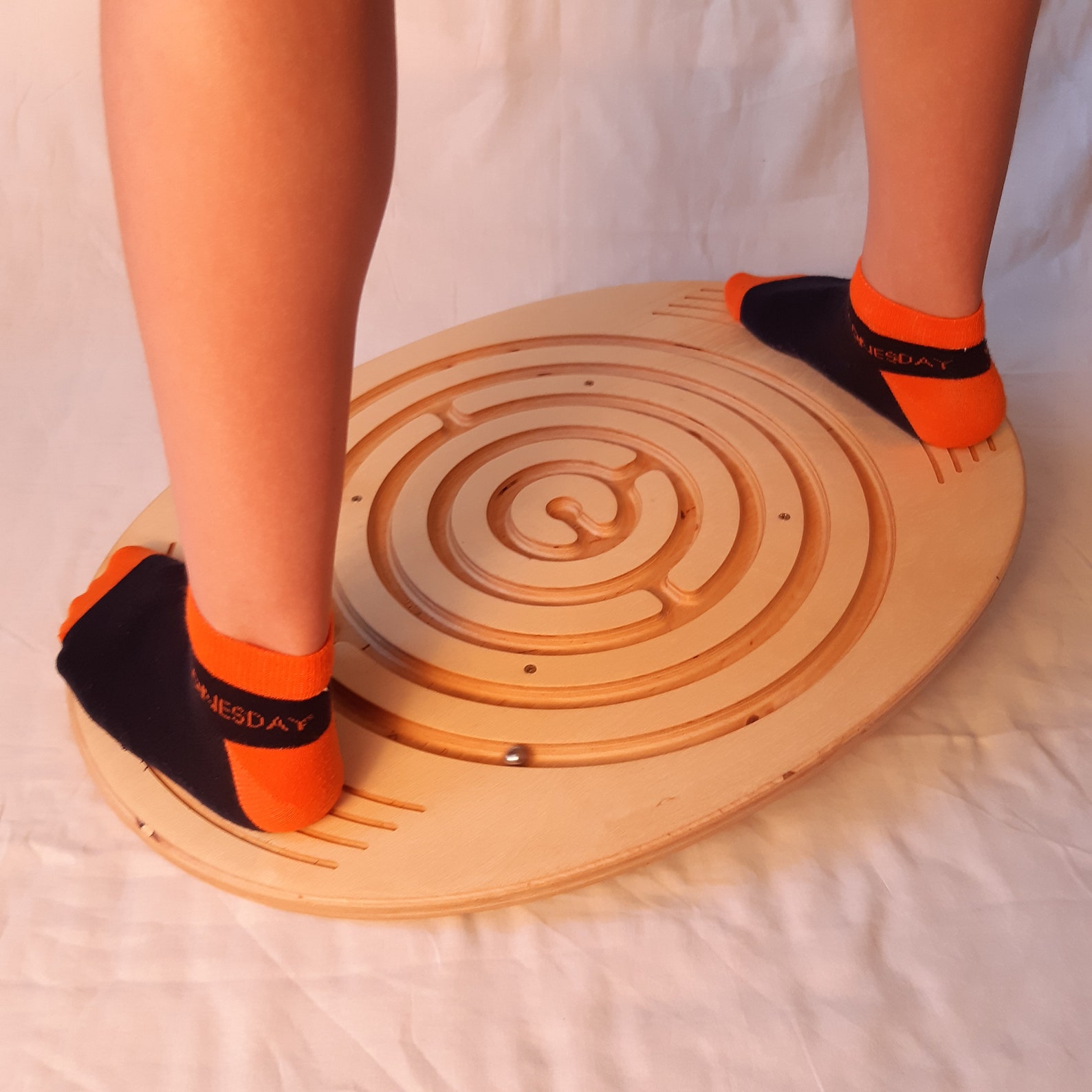 Balance board for adults Wood toy Montessori toy Rocking Etsy