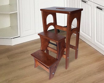 Stepladder, ladders & stepstools, Foot Stool, Convertible Chair, Kitchen Step Stool, Dinning Stool, Transformer Stool, kitchen ideas