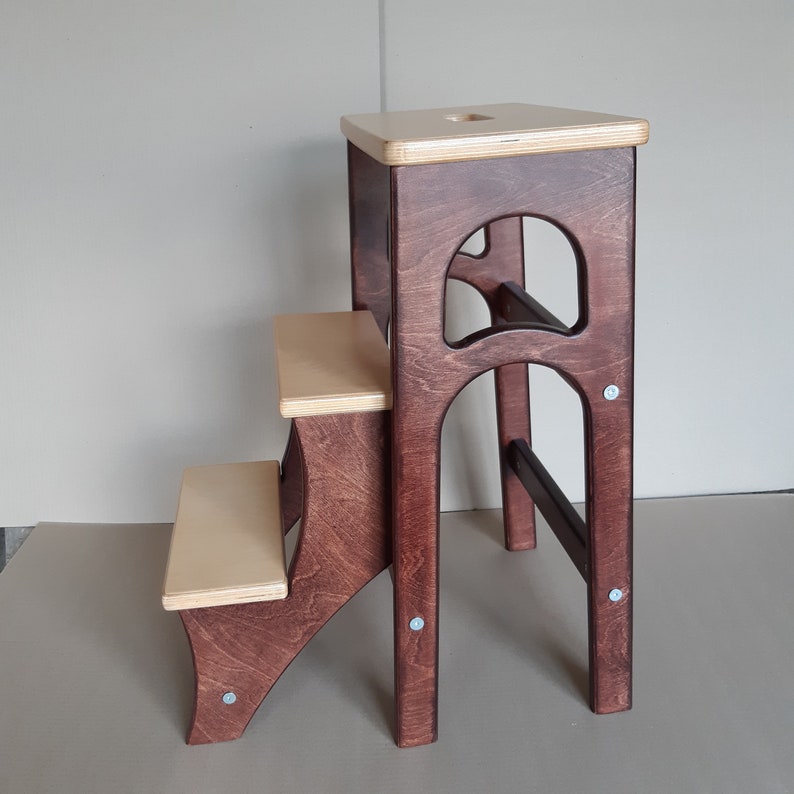 Stepladder Stepstool Stool Ladder Foot Stool Convertible Etsy