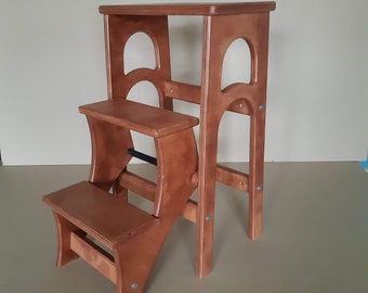 Stepladder, StepStool, Stool Ladder, Foot Stool, Convertible Chair, Kitchen Step Stool, Dinning Stool, Transformer Stool