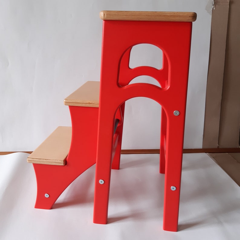 Stepladder Stepstool Stool Ladder Foot Stool Convertible Etsy