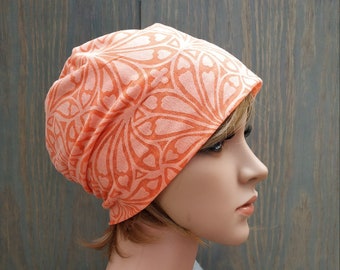 Slouchy Beanie Hat, Chemo Headwear, Chemo Beanie, Chemo Hat, Viscose Hat, Women's Beanie Hat, Jersey Hat, Hats For Cancer Patients