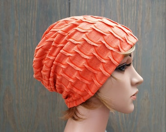 Slouchy Beanie Hat, Chemo Headwear, Chemo Beanie, Chemo Hat, Viscose Hat, Women's Beanie Hat, Jersey Hat, Hats For Cancer Patients
