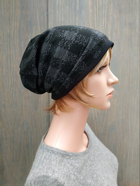 Oversized Slouchy Cotton Beanie - Reversible, Stretchy Fit Hat CHARM Slouch Beanie Hat for Mens and Women - Baggy Slouchy  main image 2