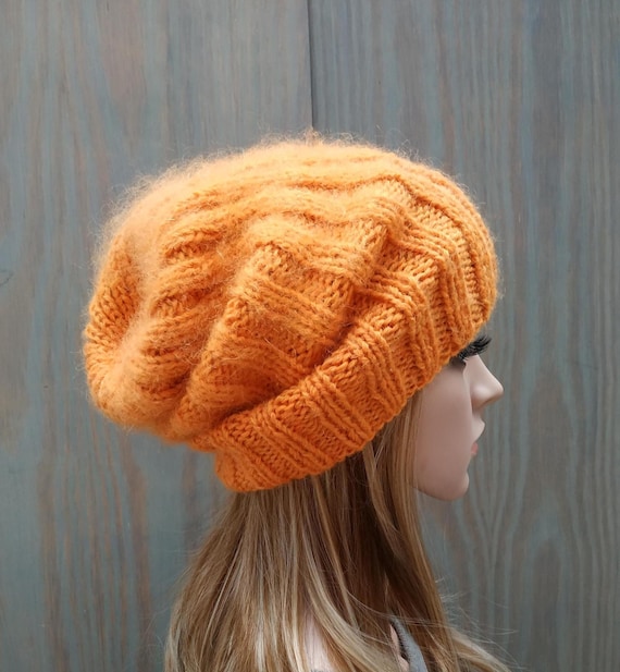 Women’s Luxury Handmade Knit Beanie | NWT Bunny Hat – Hania New York main image 2