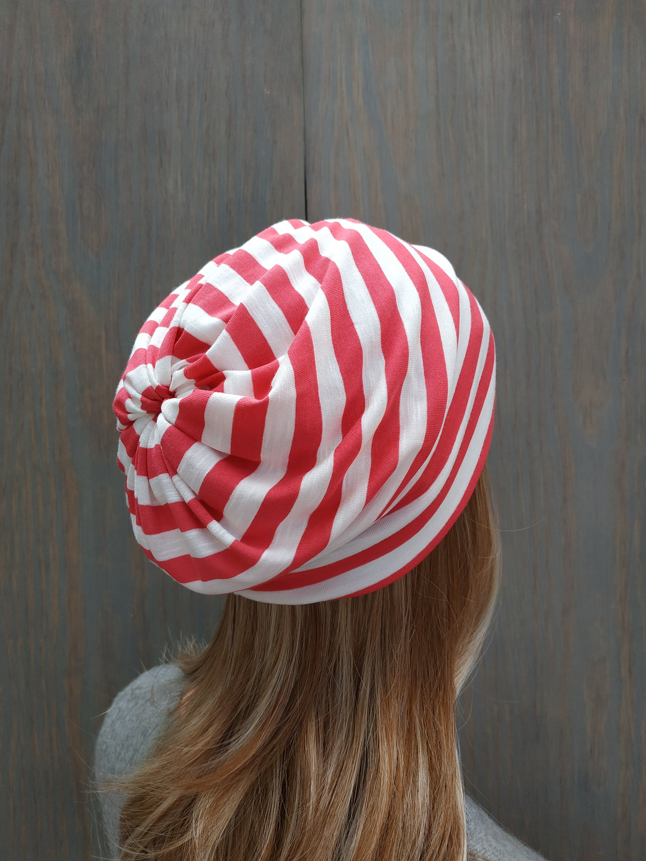 Cappello Chemio Morbido E Elasticizzato - Berretto A Strisce Unisex Per Comfort E Stile - Foto 9