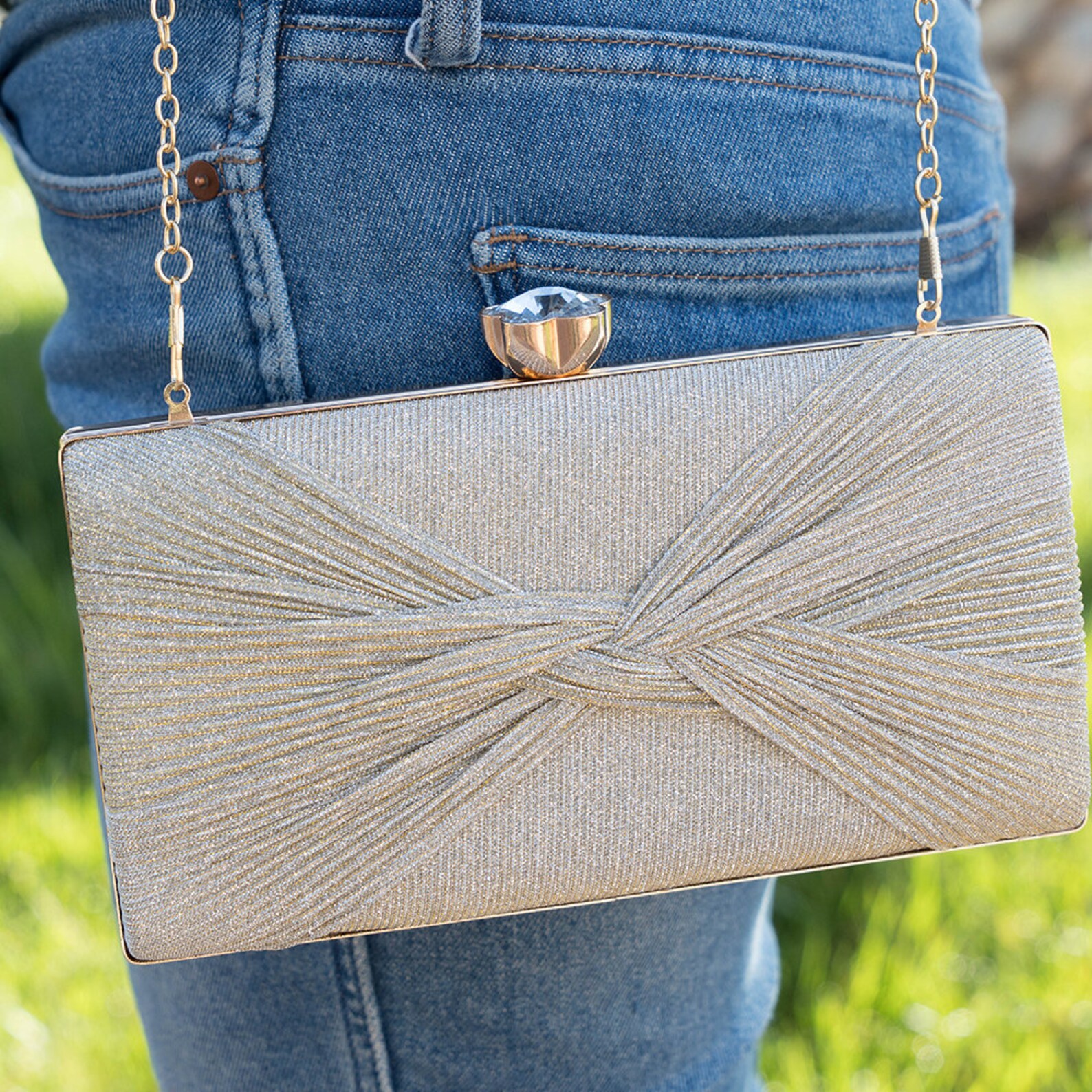 Rose Gold Evening Purse Bridal Wedding Handbags Bridesmaid Etsy