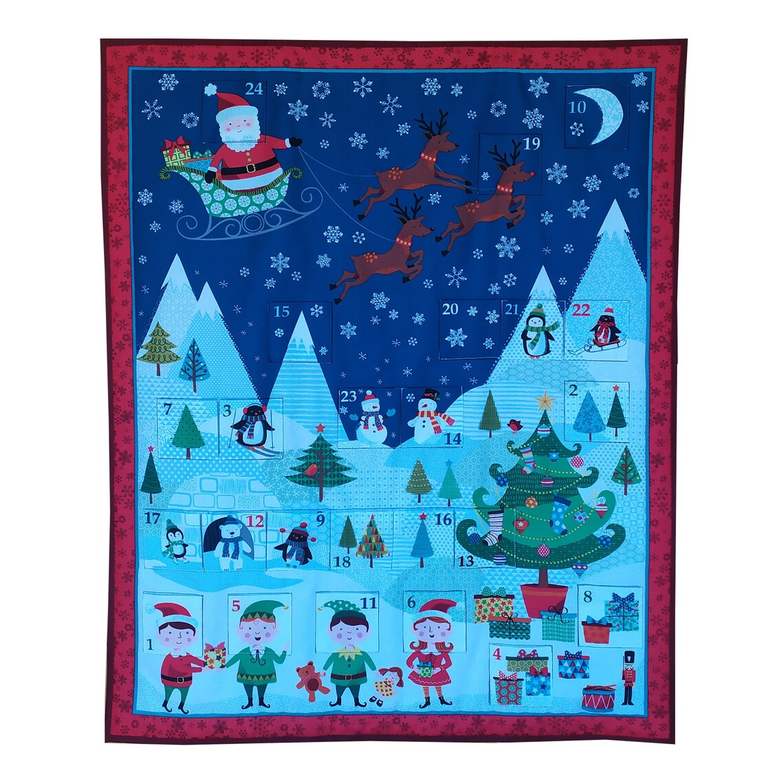 Christmas Advent Calendar Funny company Etsy