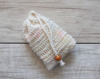 Soap Saver Bag - Natural Sisal - Exfoliating Bag