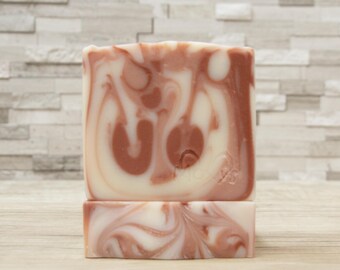 Unscented Rose Clay Handmade Artisan Bar Soap