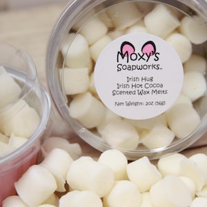 Irish Hot Cocoa Wax Melts - Mini Marshmallow Shaped