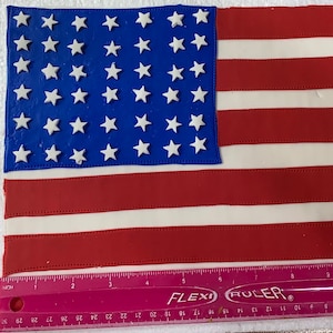 Edible GumPaste US Flag and Rank Leaf