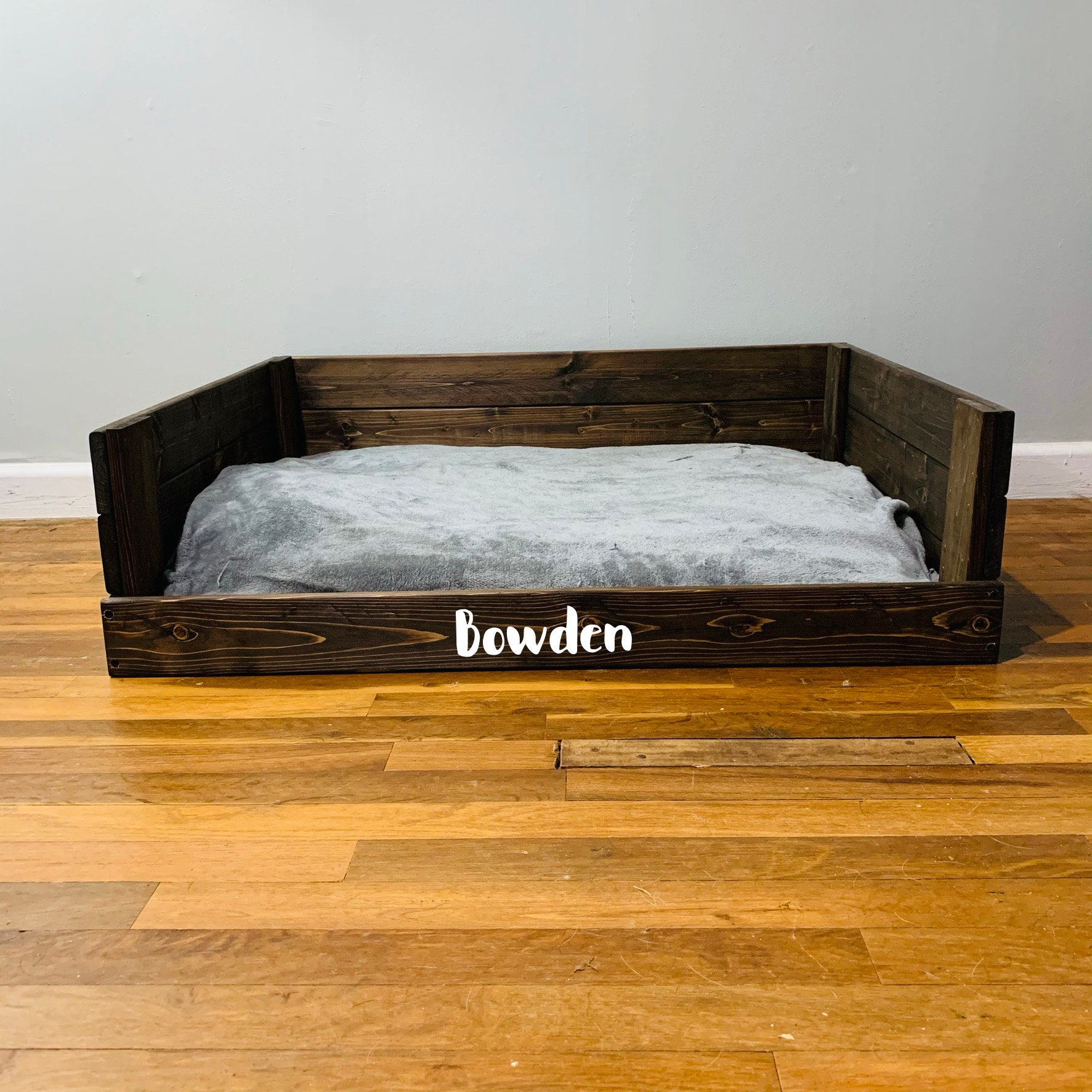 Wooden Dog Bed Frame Surrounding For Dog Bed Custom Dog Etsy