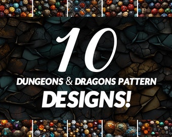 Kolekcja papierów cyfrowych Dungeons & Dragons!