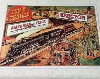american flyer train set 1956