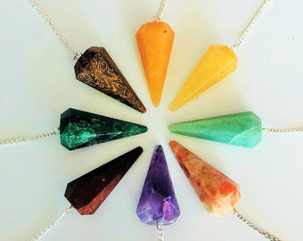 Bulk Pendulums / Mystery Pendulum Crystal / Free Just Pay Shipping / Crystal Mystery Boxes