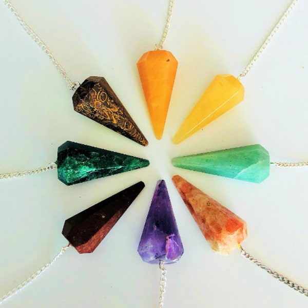 Bulk Pendulums / Mystery Pendulum Crystal / Free Just Pay Shipping / Crystal Mystery Boxes