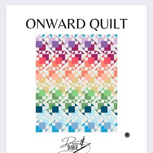 PDF Quilt Pattern, Onward, Quilt Pattern