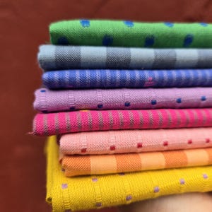 Fabric Bundle, woven rainbow, Fableism, AMH, 100% cotton, Fabric, quilting