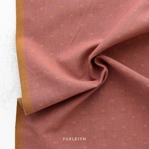 Fableism, Sprout Gewebe, 100% Baumwolle, garngefärbte Stoffe, FSW-105, Spicy