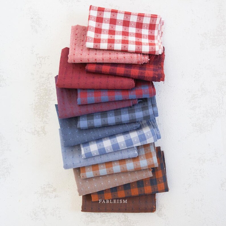 Fableism, Queen of Hearts , 100 Cotton, Yarn Dyed Fabrics, Qhdh5507