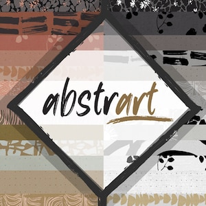 Fabric, Art Gallery Fabrics, AbstArt - FQ Fabric Wonders Designed by Katarina Roccella