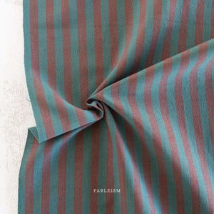 Fableism, Sun Stripes wovens, 100% cotton, yarn dyed fabrics, SS-1001-MONSOON