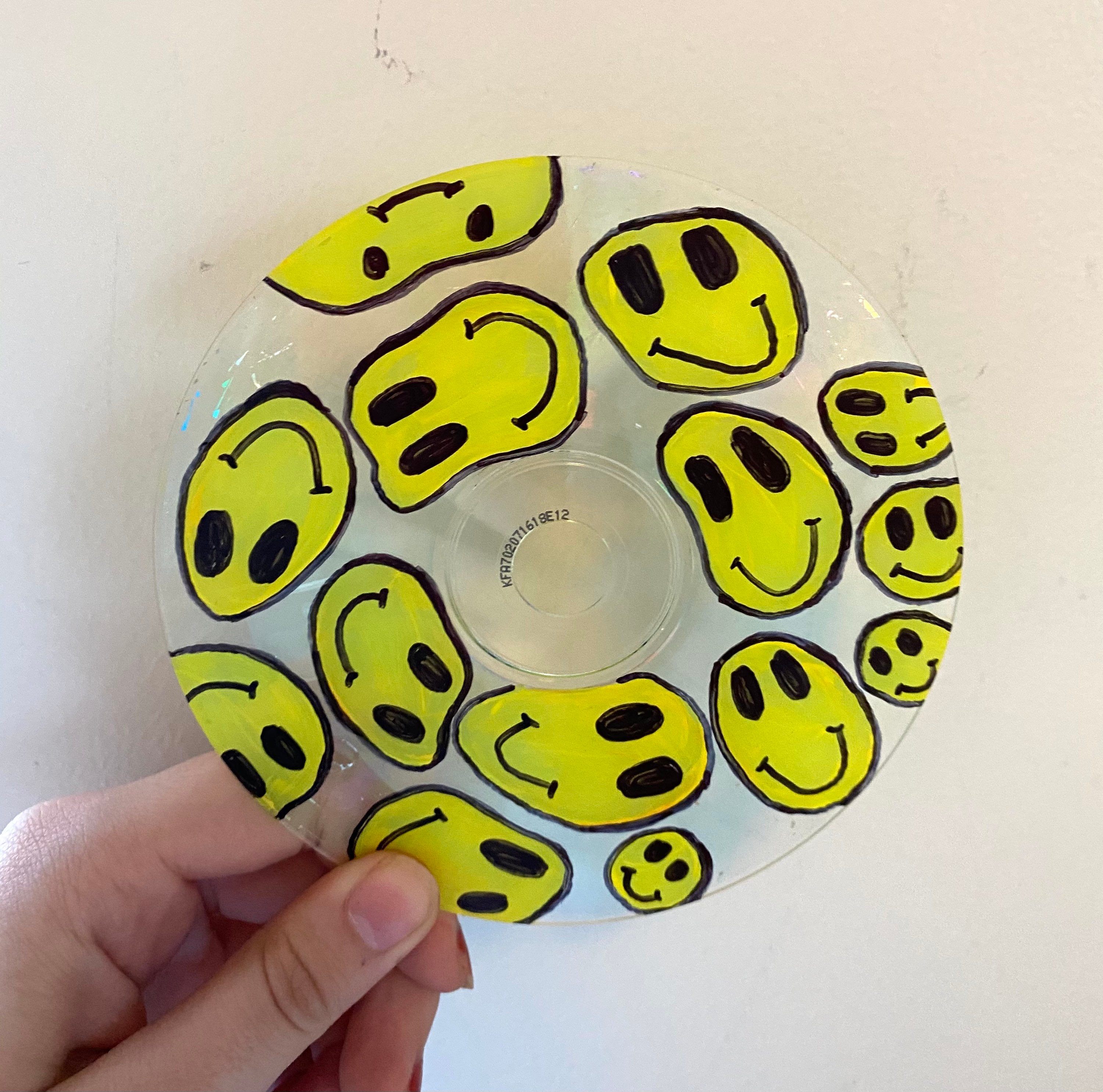 Smiley Face CD Etsy
