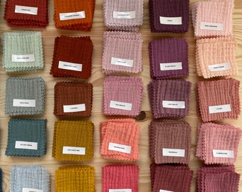 Fabric sample set up to 6 colors muslin linen loft bed curtain Ikea Kura window curtain