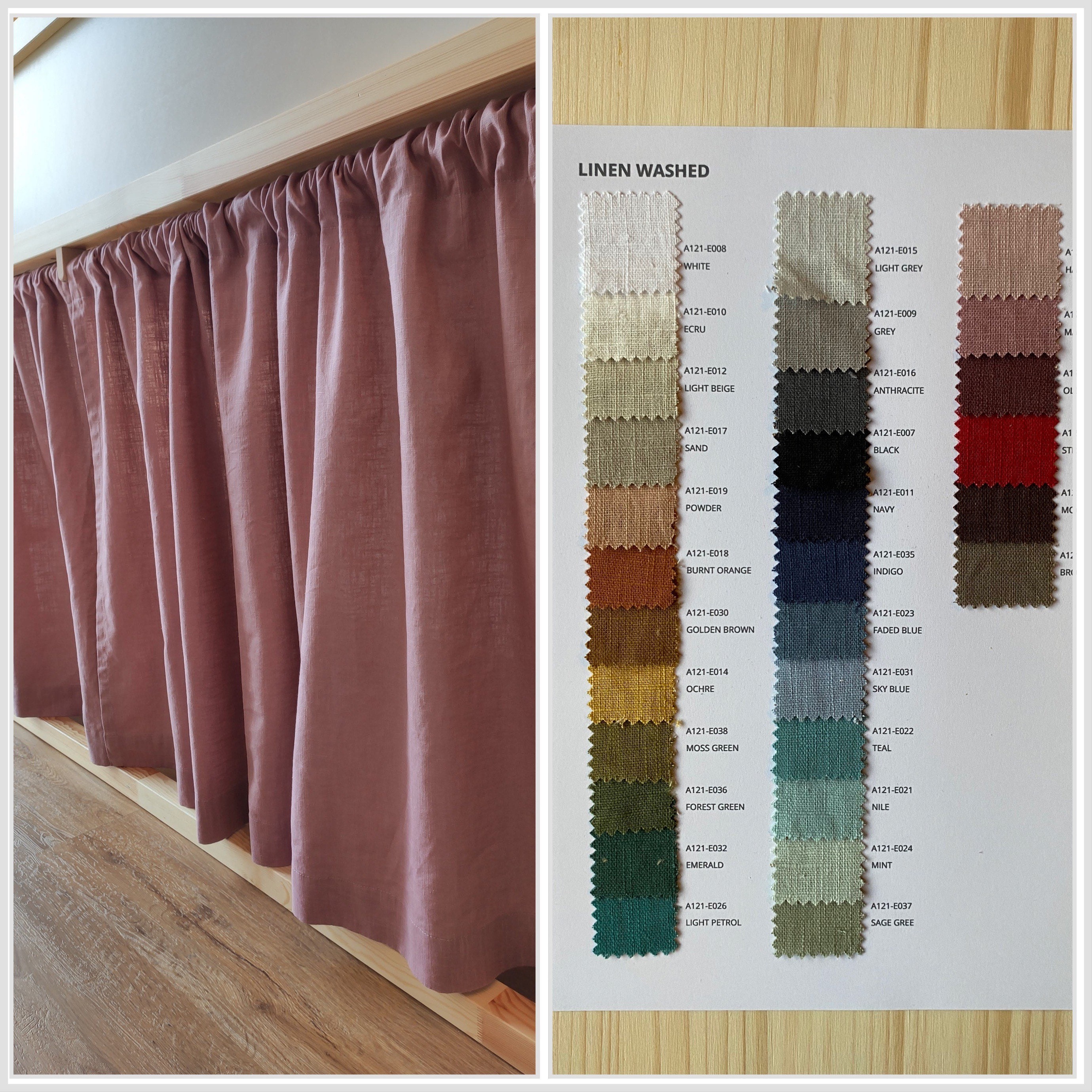 Ikea KURA Curtain Loft Bed Curtain Bunk Bed House Bed Etsy