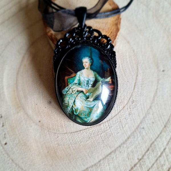 Collier "Un autre temps ", collier court femme style ancien, Victorien, Antique, Gothique, Steampunk, pendentif