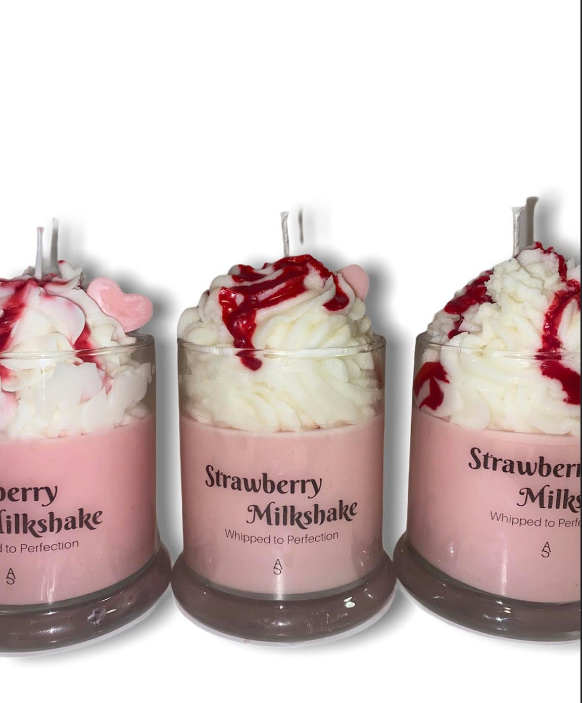 Handmade Candles with whipped soy wax Strawberry Milkshake Etsy