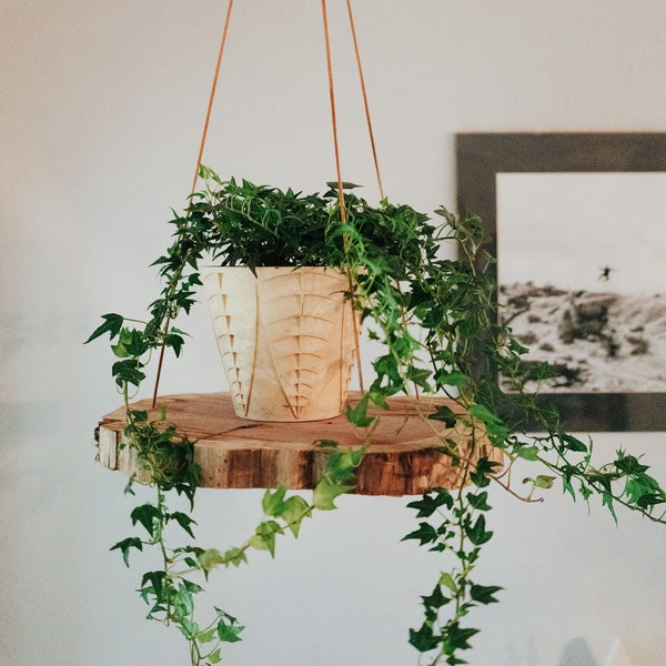 Cedar Hanging Planter