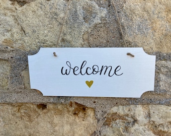 Personalised Hanging Sign - Calligraphy - Easter Egg Hunt / Wedding / Home Decor / Welcome Sign / Custom Sign