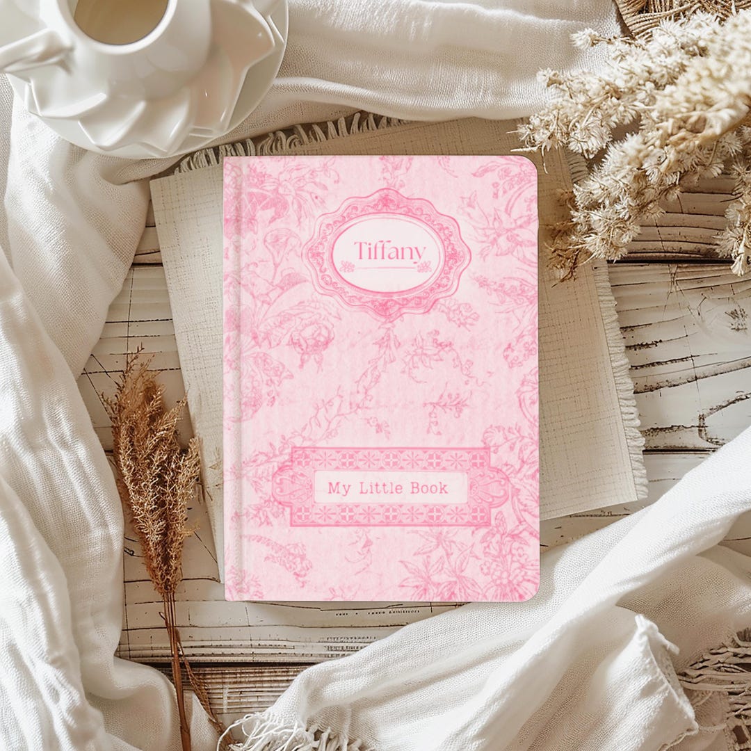 Vintage Aesthetic Pink Journal Customized Journal, Gifts for Mom ...