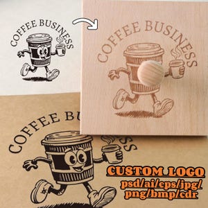 Timbro con logo personalizzato, timbro in gomma, timbro aziendale, timbri in gomma per piccole imprese, timbro personalizzato