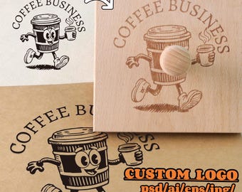 Timbro con logo personalizzato, timbro in gomma, timbro aziendale, timbri in gomma per piccole imprese, timbro personalizzato