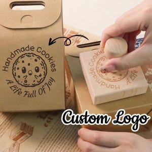 Aangepaste logostempel, rubberstempel, bedrijfsstempel, stempels voor kleine bedrijven, gepersonaliseerde stempel