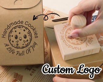 Custom Logo Rubber Stamp: Business Branding, Packaging Stamp