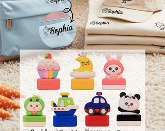 Personalized Clothing Stamp - Custom Name Stamp, Personalized Fabric Stamp, School Label Clothing Stamp, Birthday Gift For Kids