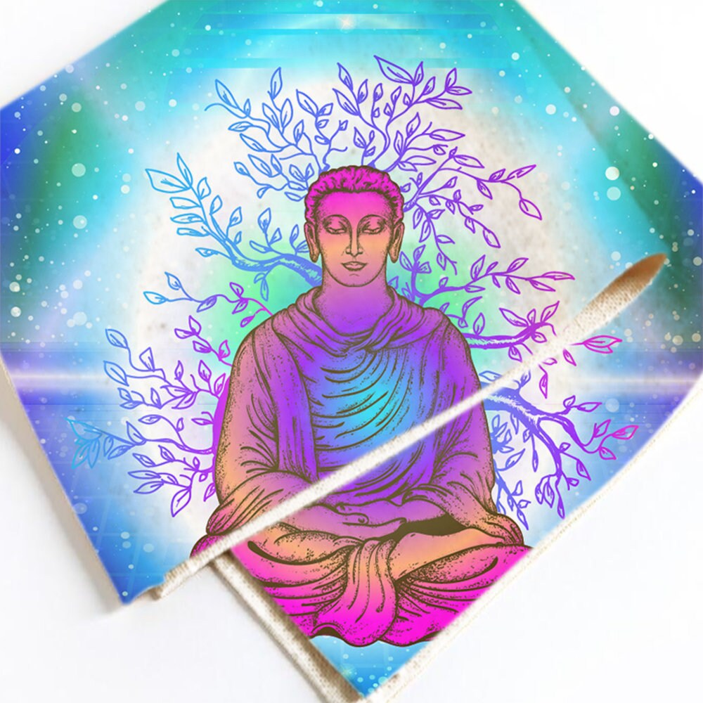 Buddha Meditation Wandteppich Wohnzimmer Dekor Wand-Dekor | Etsy