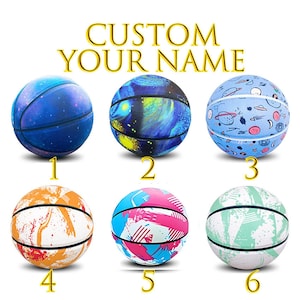 Custom Basketball: Personalized Name, All Conference, Indoor Outdoor