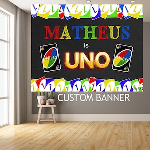 Fondo para fiesta de juegos de cartas UNO, fondo para fiesta de cumpleaños con casino de Las Vegas, suministros para decoración colorida, fondo para fotografía de juegos de cartas de escritorio