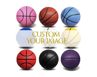 Personalisierter Basketball: Personalisiertes Foto, Name & Wunschnummer - Geschenk für jedes Alter