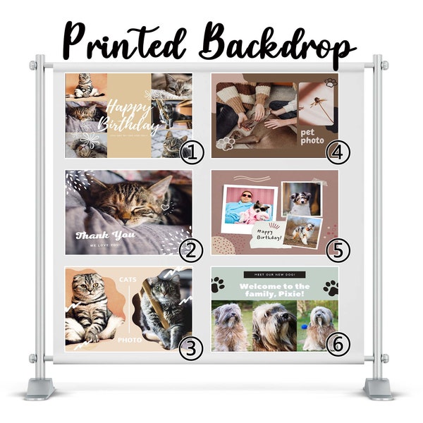 Beach Party Photo Backdrop for Pet Etsy